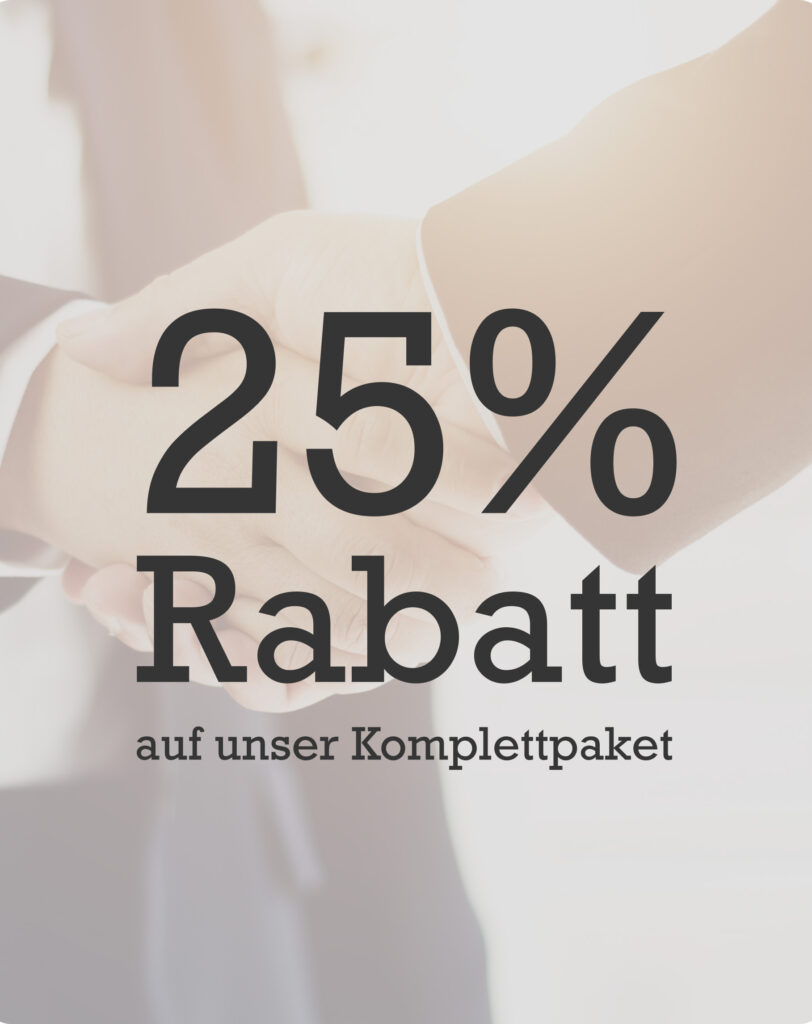 Jubiläumsaktion - 25%